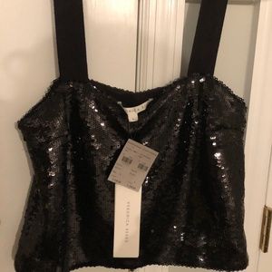 Veronica Beard Adi Sequin Top NWT - size 6
